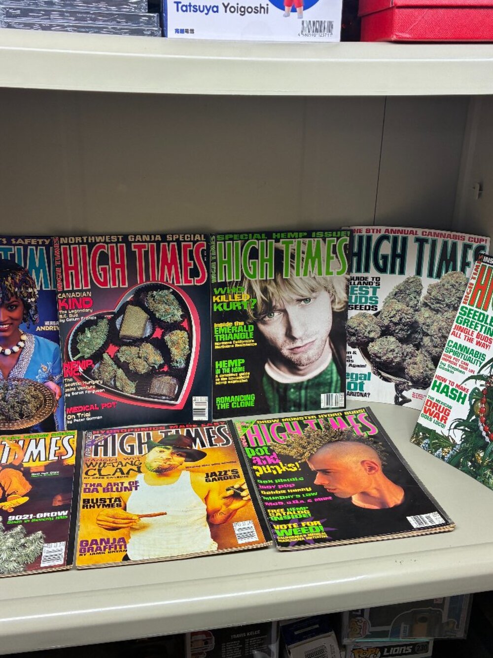 Vintage High Times Magazine Lot Of (8) 1996 Kurt Cobain Wu-Tang Clan Cannabis